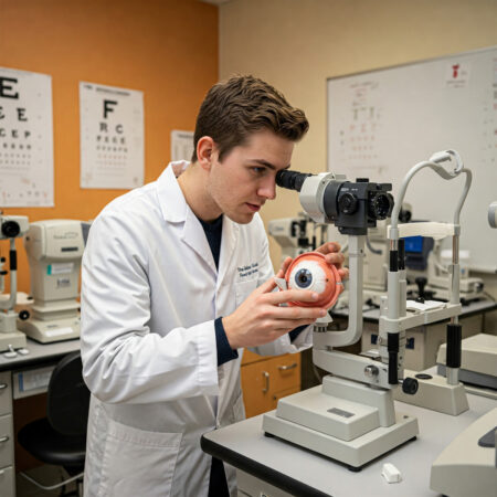 دراسة طب العيون